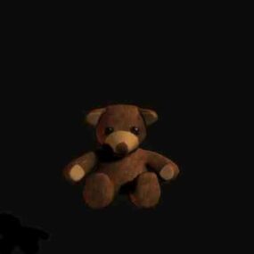 Teddy Bear Brown Fur 3d model