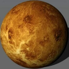 Realistic Saturn Planet 3d model