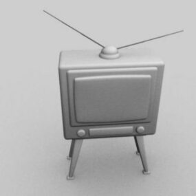 3d модель телевізора в мультяшному стилі