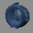 Tor roue Scifi Sculpture