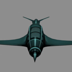 Vantage Savaş Uçağı 3d modeli
