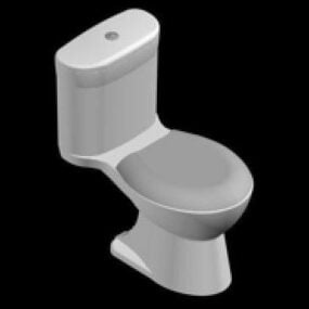 Záchod WC Sanitární 3D model