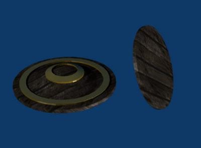 Round Shield Wooden Material