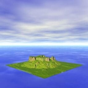 Planet Terräng Landskap 3d-modell