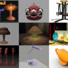 10 Free Lamp 3D Models Stuff Feb.2024