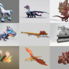 10 Legendary Creature Animal Free 3D Models Mar.2024