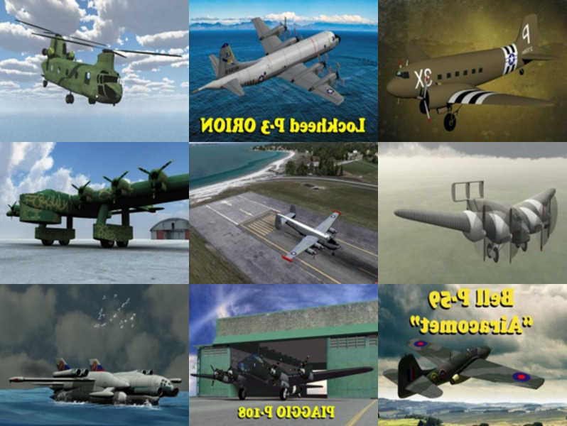 12 Old Military Aircraft Free 3D Models Mar.2024