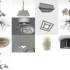 13 Ceiling Lamp Free 3D Models Mar.2024