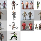 14 3D Male Characters Free 3D Models Mar.2024