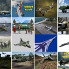 16 mô hình 3D miễn phí về máy bay quân sự Mar.2024