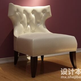 Καρέκλα πλάτης Horn Φουντωτό με επένδυση 3d μοντέλο