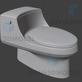 Toilettes Toto en céramique de style moderne modèle 3D