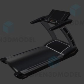 Machine de marche sur tapis roulant de fitness avec moniteur modèle 3D