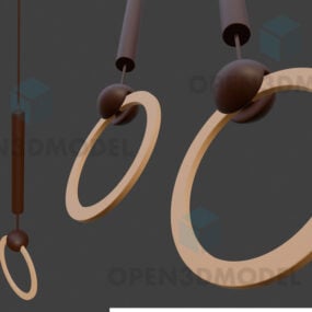 リング吊り下げ装飾品3Dモデル
