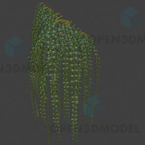Klimopplant laag poly 3D-model