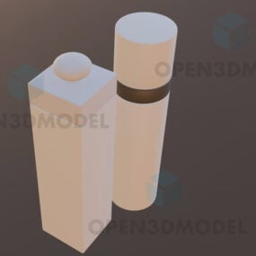 Kosmetikzubehör-Flasche Objects 3D-Modell