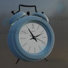 Blue Alarm Clock Vintage Style