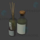Glass Jar Wooden Cap With Chopstick And