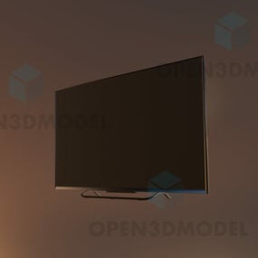 Plattskärms-tv 3d-modell