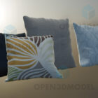 Set Of Textile Pillows For Sofa Decoration