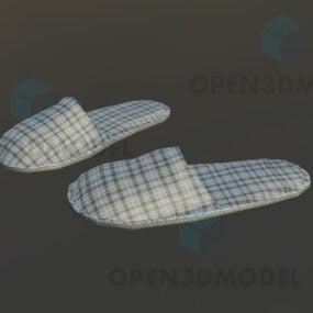 Pantoffels Laag Poly 3D-model