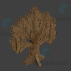 Tableware Artwork Tree Shape Wood Material