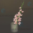 Cam Vazoda Pembe Çiçek