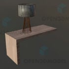 Decor Table Lamp On Cantilever Table