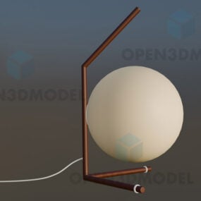 3д модель настольной лампы Wire Egg
