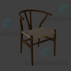 Model 3D krzesła Wishbone