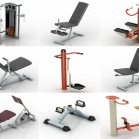 10 健身运动器材免费 3D 模型 April.2024 3d model