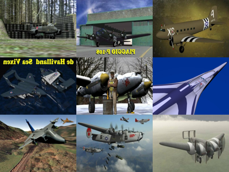 12 Military Fighting Aircraft Free 3D Models April 2024